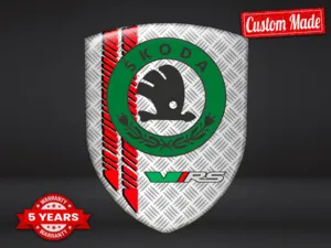 Skoda Aufkleber Trucks Racing Stern Hochwertig